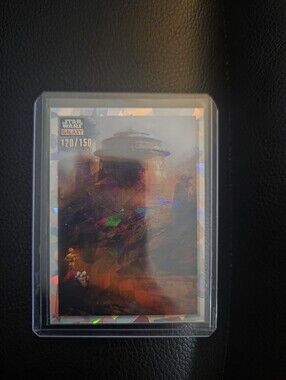 2023 Topps Chrome Star Wars Galaxy Refractor Dune Sea Palace Card #120/150
